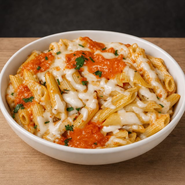 Baked Ziti / Penne Vodka Pizza.