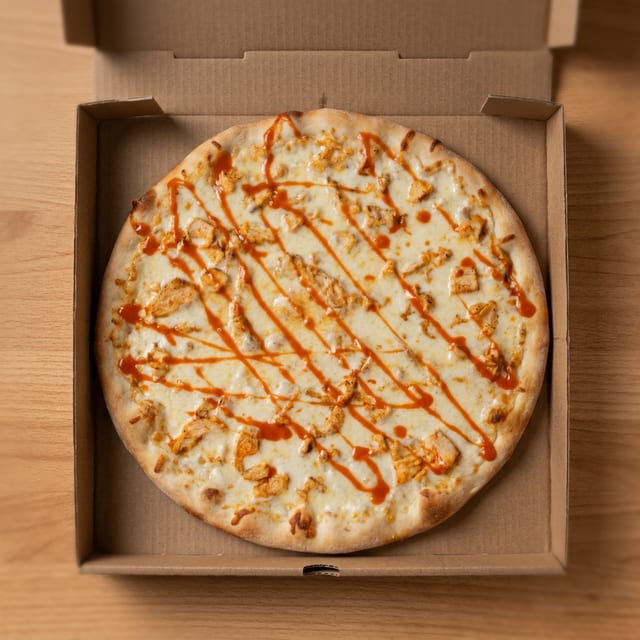 Buffalo Chicken Pizza.